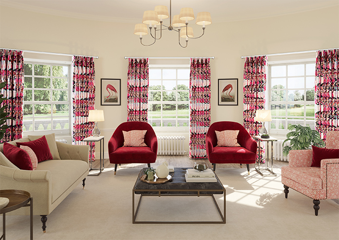 Faded Glamour, Fairground Black - Made To Measure Curtains - Image 14